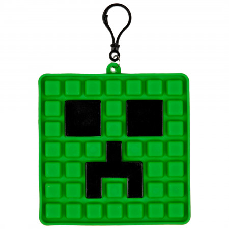 Minecraft Creeper Fidget Popper Keychain